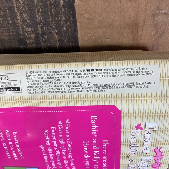 Easter Egg Party Barbie & Kelly Doll Gift Set Target 1999 Mattel 25790 Vintage - Picture 7 of 14